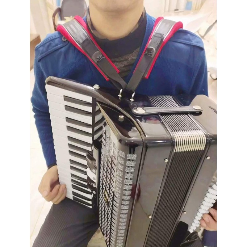 Accordion Shoulder Straps 4 Colours Adjustable Accordion for 16-120 Bass,