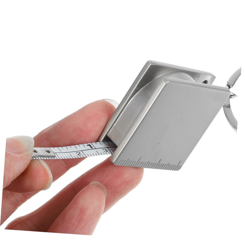 WHAMVOX 1pc Tape Measure Keychain Portable Retractable Measuring Tool with