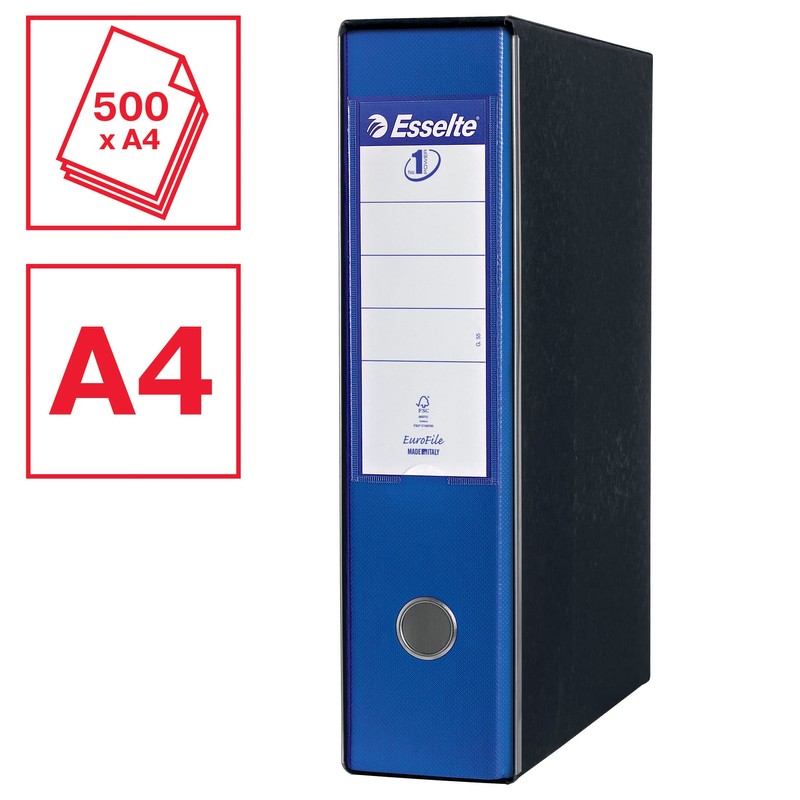 Esselte Eurofile Lever Arch File with Plastic Cover - Protocol