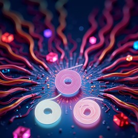 3Pcs 1.55M Multicolored Cable Protector, Spiral Data Cable Protective Sleeve, Flexible Cable Wire Protector, Cable Sleeves for Phone Charge Cable, USB Data Cable Accessories and Supplies