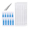 ATOMUS 10pcs 7RL Tattoo Needles 10pcs tips 7RT Disposable Medical