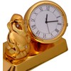 Purpledip Table Clock with Ganesha, Corporate Gift, Indian gift option