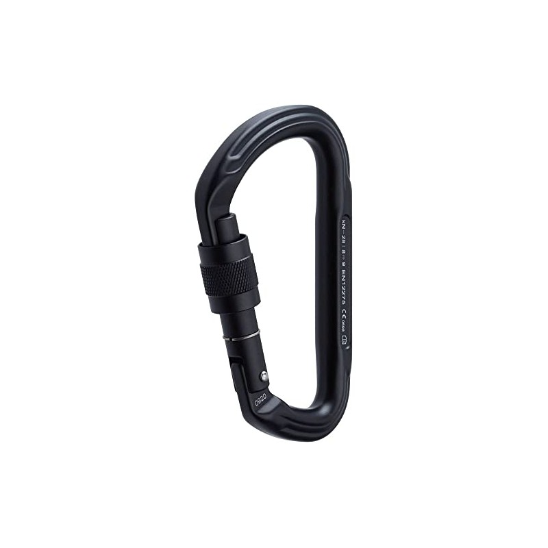 NRS Nuq Screw Lock Carabiner Black