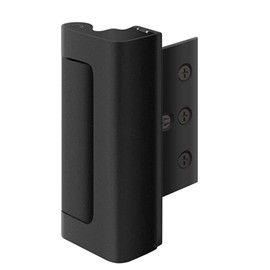 szhdxsy Door Security Lock, Upgrade Home Security Door Lock & Reinforcement Lock with 3 inch Stop and 8 Screws, Door Lock Child Proof Security Door Stopper for Inward Swinging Door( Black)