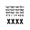 Set de Antifaces de Encaje y Diademas Orejas Gato 20