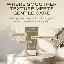 Mallow & Root KP Bump Eraser Body Scrub – AHA BHA for Rough & Bumpy Skin 100ml
