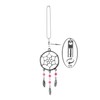 YYJFF Dream Catchers Car Charm Rotatable Handmade Pendant with Rose