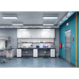 Loccor 6x4ft Fabric Science Laboratory Backdrop Lab Workplace Chemical Equipment Photography Background Mad Scene Banner Scientist Birthday Party Decorations Photo Props