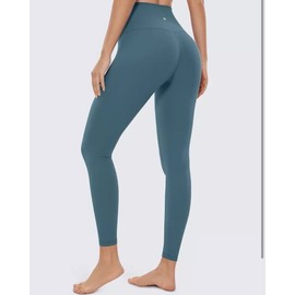CRZ YOGA NWT CRZ YOGA High Waisted Buttery Soft Lounge Leggings Size XL  25" Petrol Blue