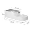 Dishwashing Liquid Soap Dispenser with Pump, Sponge Holder & Metal