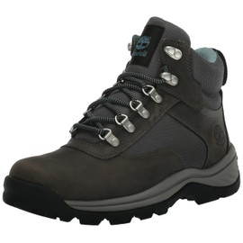 Timberland Women's White Ledge Waterproof Mid Leather Hiking Boot, Grey, 8
