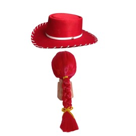 Sombrero Vaquerita + Peluca Jessy Para Disfraz Jessi Comisario Woody