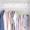 IEOKE Velvet Clothes Hangers, 50 Pack No Shoulder Bumps Ultra
