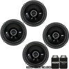KICKER DSC650 6.5-Inch (160-165mm) Coaxial Speakers, 4-Ohm Bundle