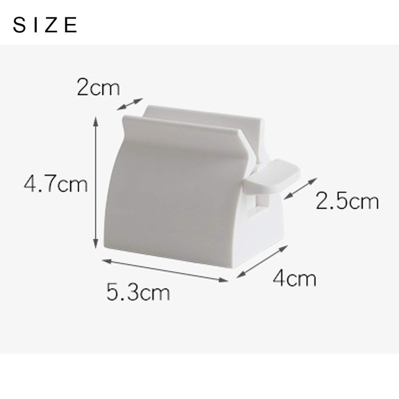 MIRACLE Toothpaste Roller Squeezer Set of 2 Rolling Tube Toothpaste