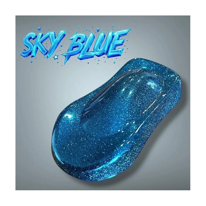 LiME LiNE Sky Blue Metal Flake Ready to Spray Automotive