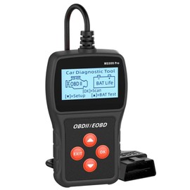 MS309 Pro OBD2 Car Scanner Engine Fault Code Reader, Battery Life Voltage Monitoring, Clear DTCs, Engine Light Diagnostic, I/M Readiness, Smog Check for Car/Truck/Vehicles Since 1996
