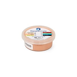 AFH Therapie Knete® Mini Finger Trainer Hand Trainer | Caution 15 g Jar | 8 Strength Resistances (Very Soft = Light Beige)