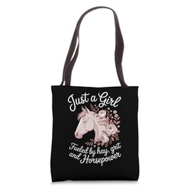 Equestrian Horseback Riding Cute Horse Rider for Girls Tote Bag