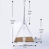 TopHomer Window Bird Feeder, Clear Acrylic Birdfeeders Windowsill Strong Suction