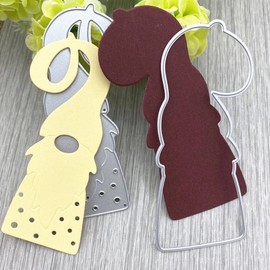 Maxtonser Christmas Gnome Metal Cutting Dies Stencil DIY Scrapbooking Album Paper Template Scrapbook Stamp