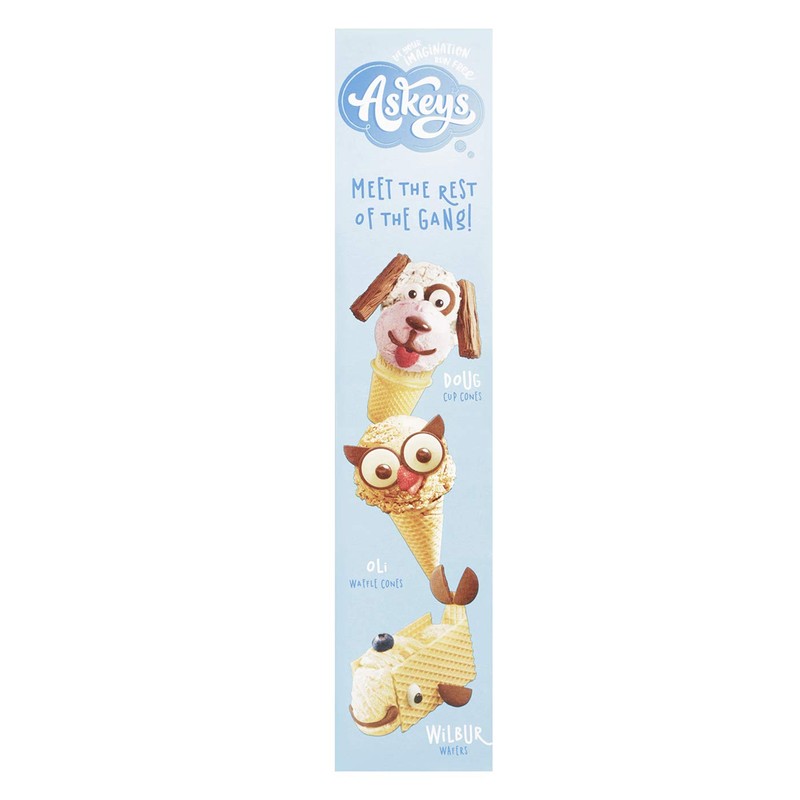 Askeys Ice Cream Cones, 21 each
