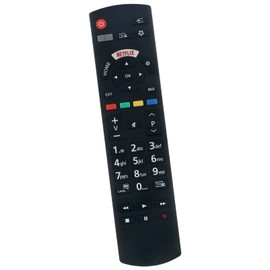 ALLIMITY RC42128M Ersatz Fernbedienung passend für Panasonic TV TX-50JXW604 TX-65JXW604 TX-55JXW604 TX-43JXW604 TX-43GX555E TX-43HXW604 TX-50HXW584 TX-55JXW634 TX-43JX600E TX-55JX600E