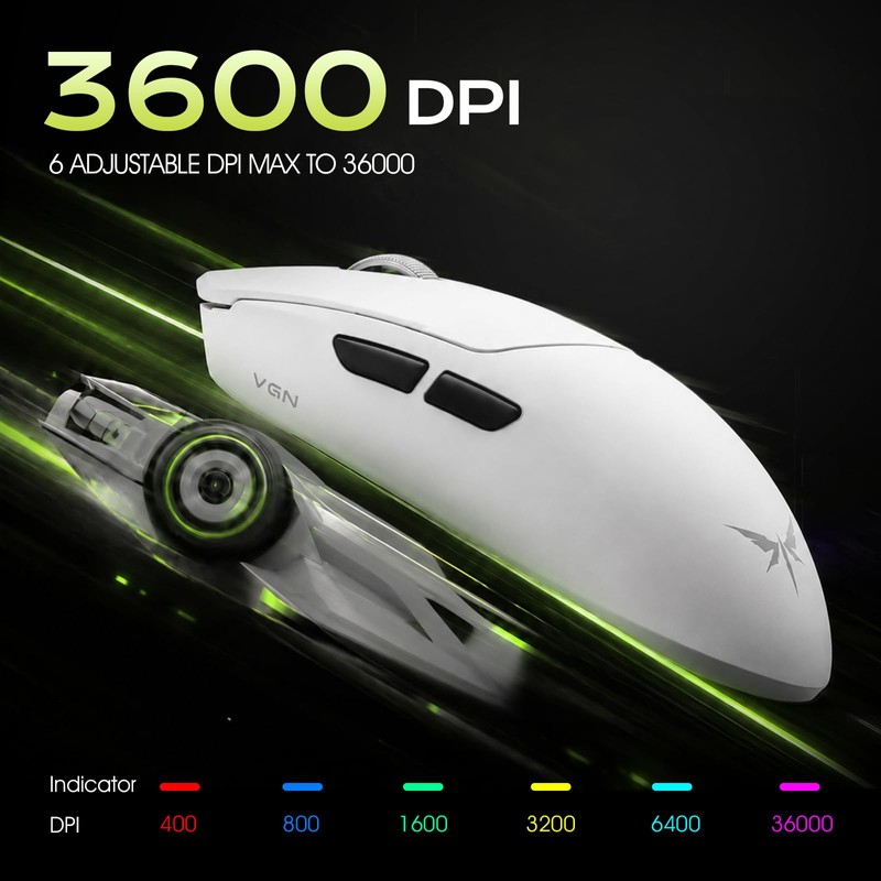 VGN F2 Pro Max Wireless Lightweight Gaming Mouse with 26K