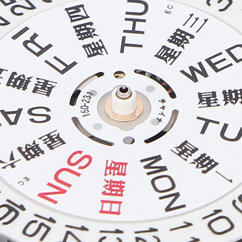VJ33 Watch Movement Replacement Day Date Calendar Movement Watch Repair