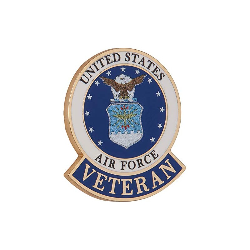 EagleEmblems United States Air Force Veteran Logo Emblem Lapel /