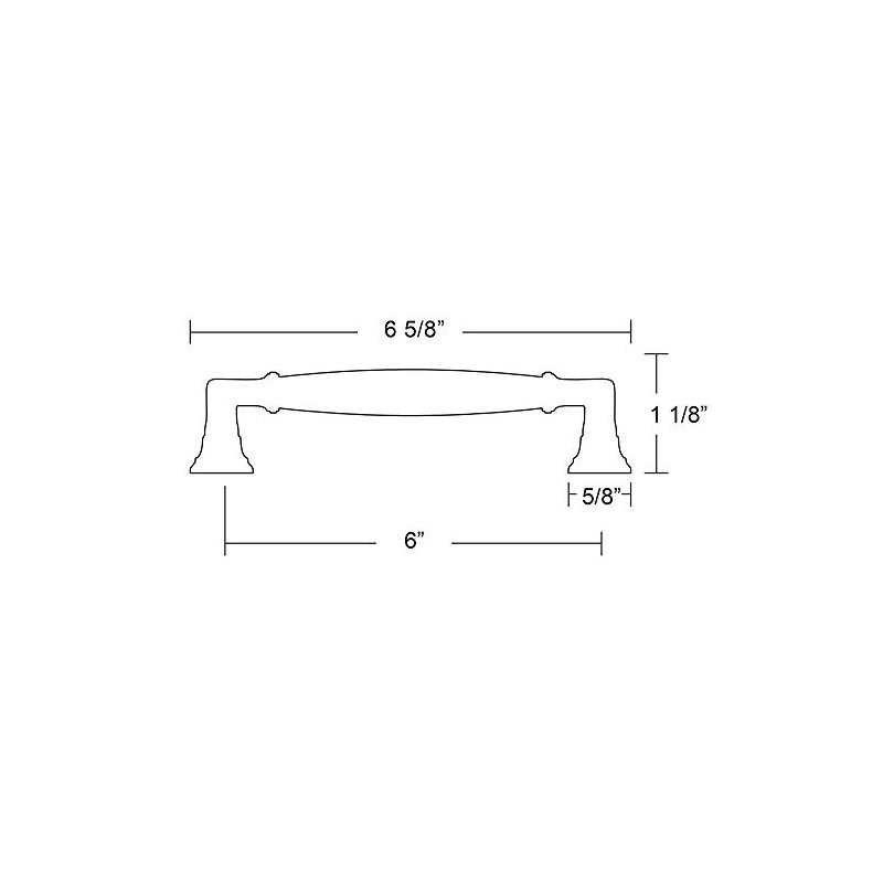 Emtek Westwood Pull Available in 4 Sizes and 6 Finishes