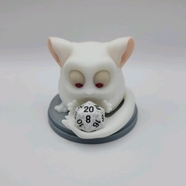 Chinchilla Charlie Dice Guardian - Dice Jail - Color: White