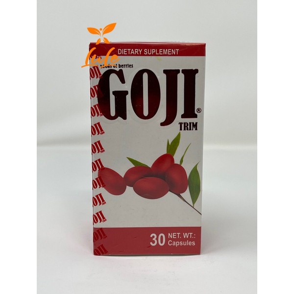 GOJI TRIM 30 Capsules 500 mg ea 100% ORIGINAL SEMILLAS DE BAYA GOJI