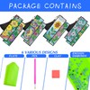 MVVMTOP 8 Pack Diamond Painting Bookmarks Flowers Diamond Art Bookmark