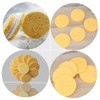 VICASKY 50pcs Round Facial Cleansing Sponges Soft Exfoliating Makeup Removal