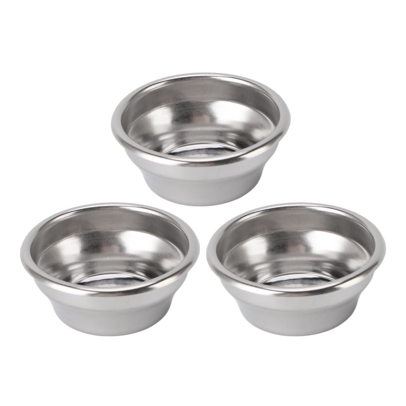 3pcs 54mm Coffee Filter Basket Stainless Steel Portafilter Basket Cup