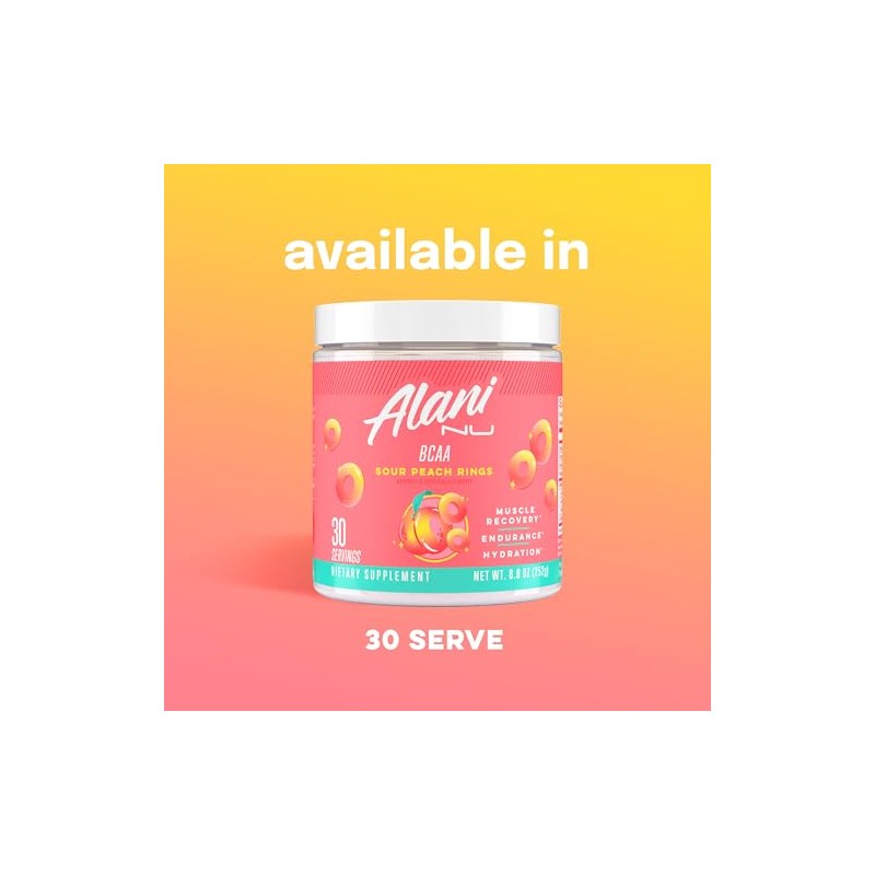 Alani Nu BCAA Branched Chain Essential Amino Acids en polvo,