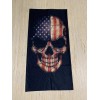 Unbranded Skull U S Flag Neck Gaiter Face Mask Head