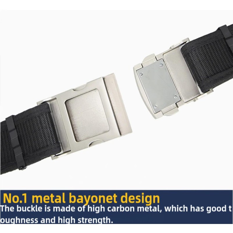 Black 8-in-1 Duty Belt - Tactical Modular Utility Belt System