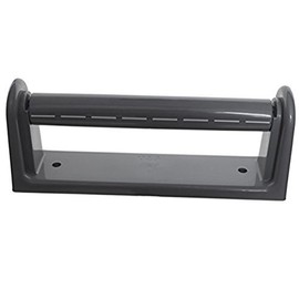 Whitefurze NEW Wall Mounted KITCHEN TOWEL ROLL HOLDER Grey/Silver - Wall Mountable