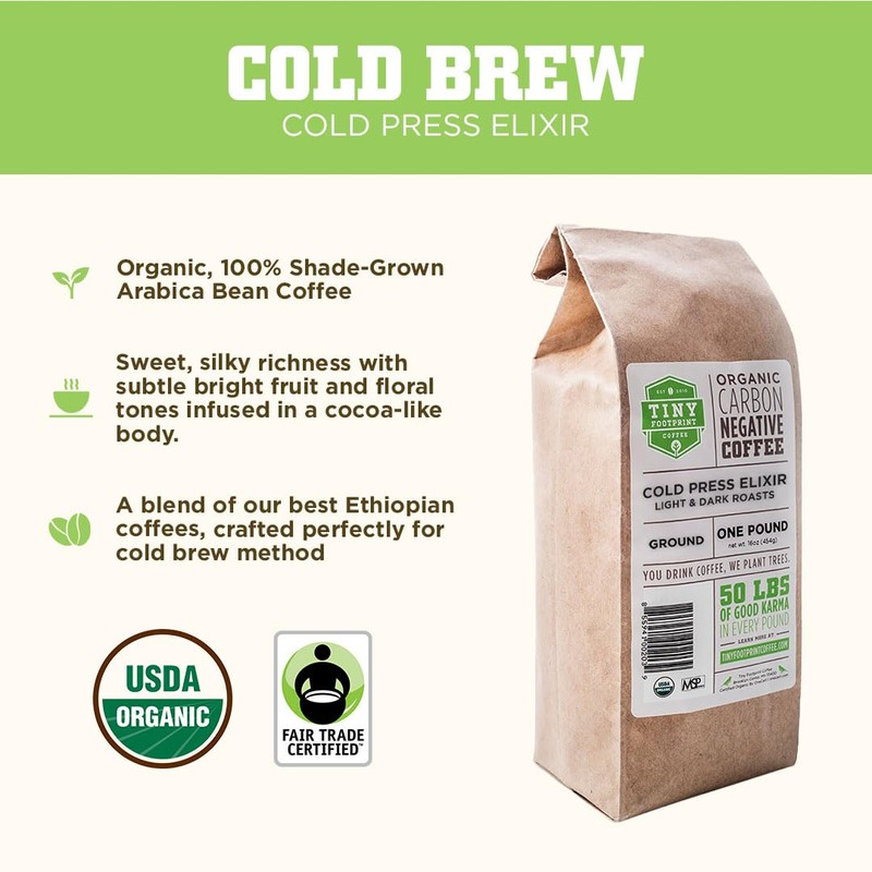 Tiny Footprint Coffee - Organic Cold Brew & Press Elixir