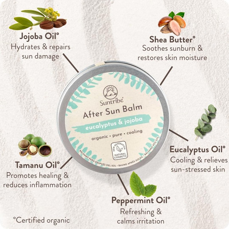 Suntribe Suntribe Natural After Sun Balm Eucalyptus & Jojoba -