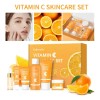 Set De Cuidado Facial Con Vitamina C, Rutina Completa
