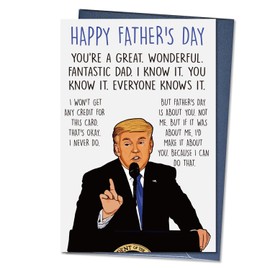 Ithmahco Father's Day Card Funny, Father day Gifts For Dad, Happy Father Days Card, Fatherday Gifts For Dad From Son Daughter, Funny Fatherday Cards From Wife