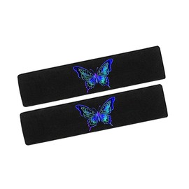 LYUQAPZ 2Pcs Seat Belt Covers Shoulder Pads Compatible with Butterfly Cute, Car Seat Belt Pads Safety Belt Cover Pad