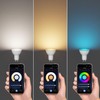 ledscom.de PIRK Outdoor Garden Spotlight with Ground Spike IP44 Black