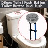 58mm Toilet Push Button,Toilet Button Dual Push,Flushing Toilet Button Toilet