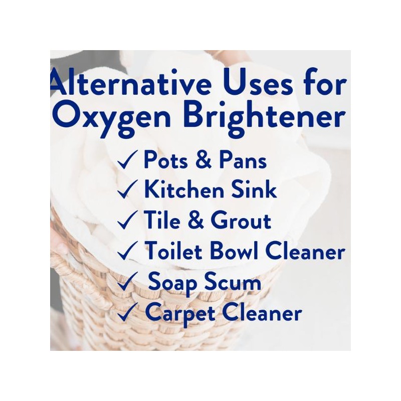 Oxygen Brightener Stain Remover (Bleach Alternative) - Size: 79 Oz.