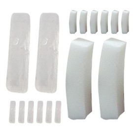 Totority 2bags Natural Soap Base Kit of Transparent Soap Base for Exfoliating Skin Custom Scents Unique Designs for Bathing and Facial Cleansing