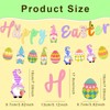 Happy Easter Banner, Easter Bunting Garland, Easter Decorations for Easter